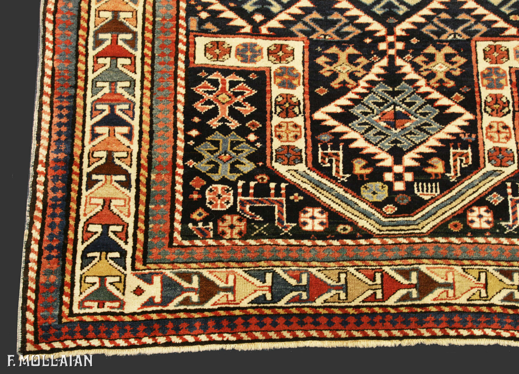 Antique Caucasian Akstafa Rug n°:85569157